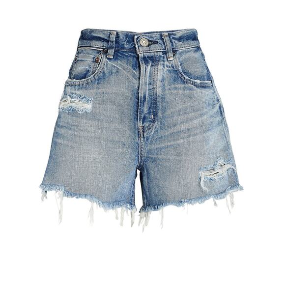 MOUSSY VINTAGE Pelion Cut-Off Denim Shorts Size 24 - Picture 4 of 6